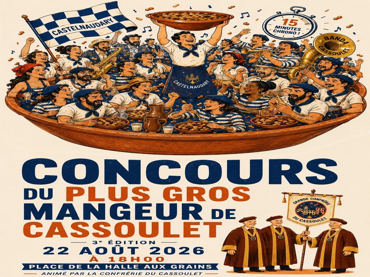 3 ÉME CONCOURS DU PLUS GROS MANGEUR DE CASSOULET