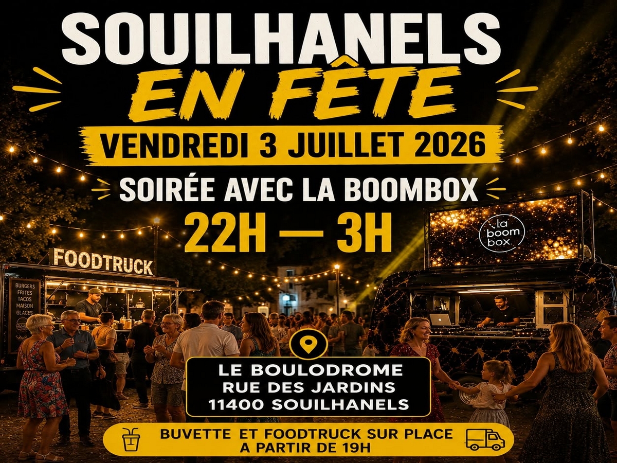 SOUILHANELS EN FÊTE AVEC LA BOOMBOX