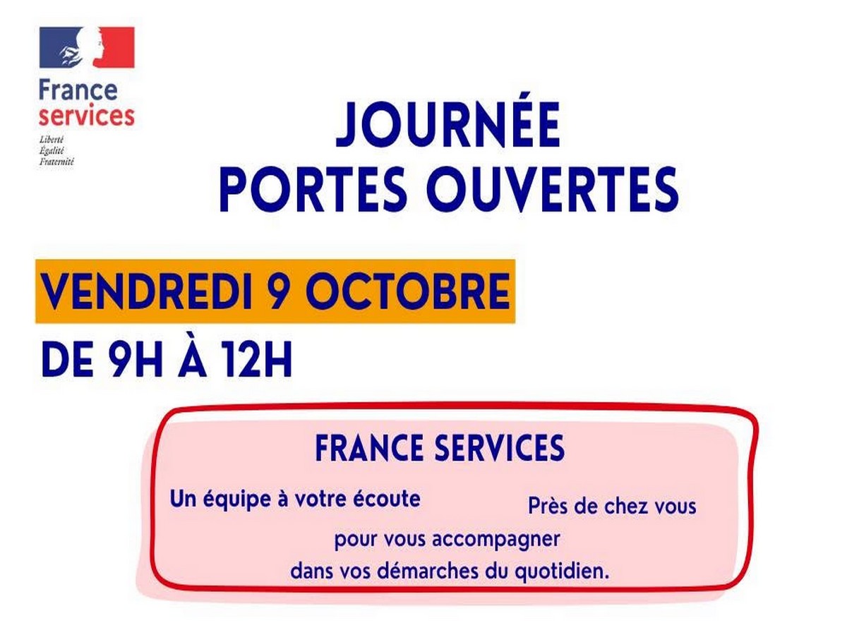 JOURNÉE PORTES OUVERTES MAISON FRANCE SERVICES