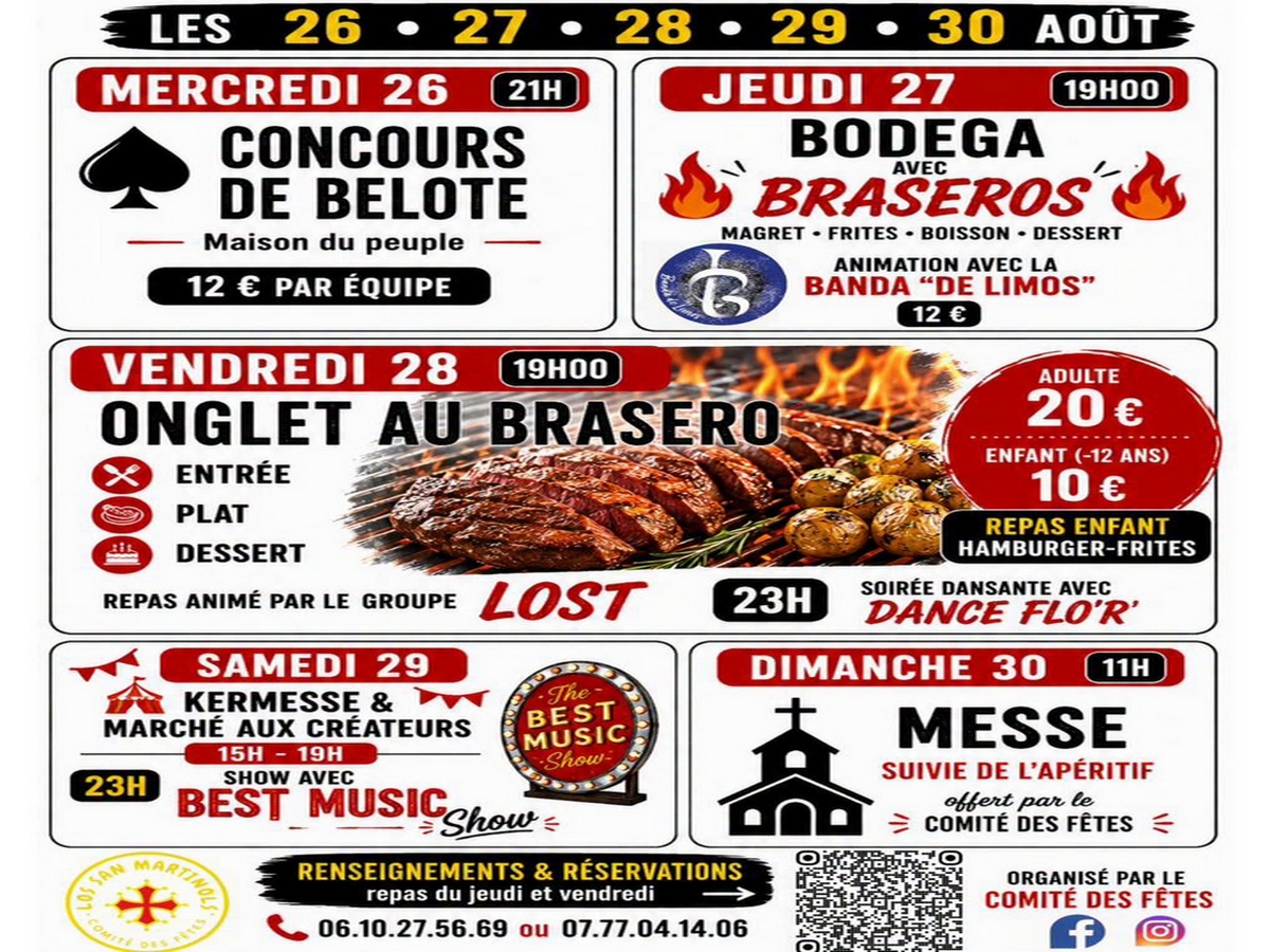 SAINT-MARTIN-LALANDE EST EN FÊTE !