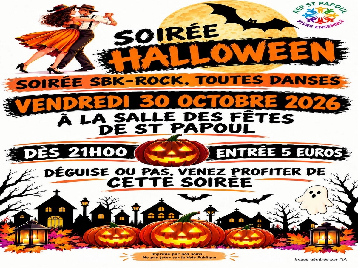 SOIRÉE HALLOWEEN DANCE!