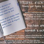 ATELIERS D'ÉCRITURE