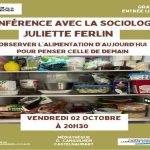 FÊTE DE LA SCIENCE 2026 - CONFÉRENCE DE LA SOCIOLOGUE JULIETTE FERLIN: OBSERVER L'ALIMENTATION D'AUJOURD'HUI POUR PENSER CELLE DE DEMAIN