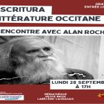 ESCRITURA, LITTÉRATURE OCCITANE - RENCONTRE AVEC ALAN ROCH